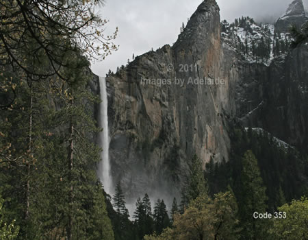 Bridalveil Fall from Valley Floor